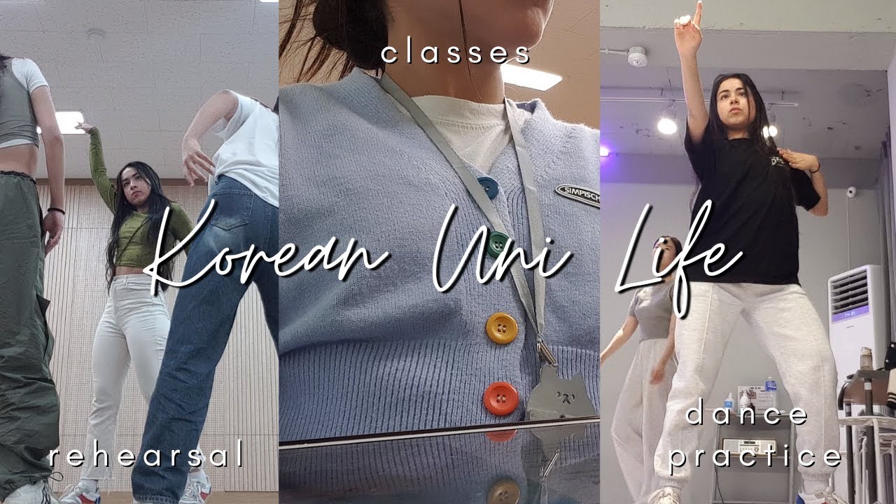 KOREAN UNI LIFE | week 11/15, dance club rehearsal, dance practice, supermarket, lab, coffee