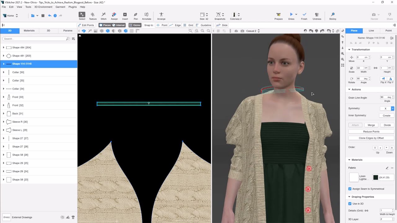9 Tips and Tricks to Achieve Realism in VStitcher - Tip 8