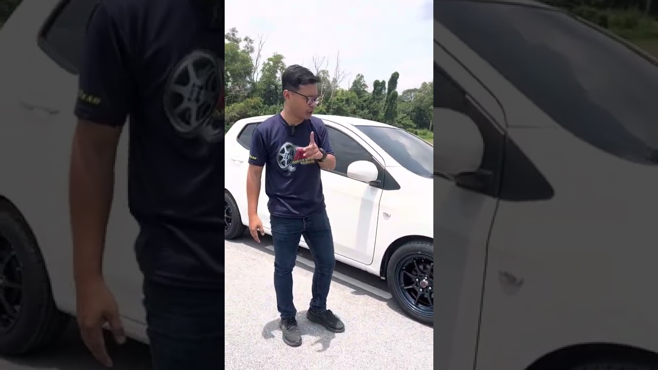 Perodua Axia + CE28 15 inci 6.5jj + Spring Ftuned cls + Tayar Toyo 185/55/15