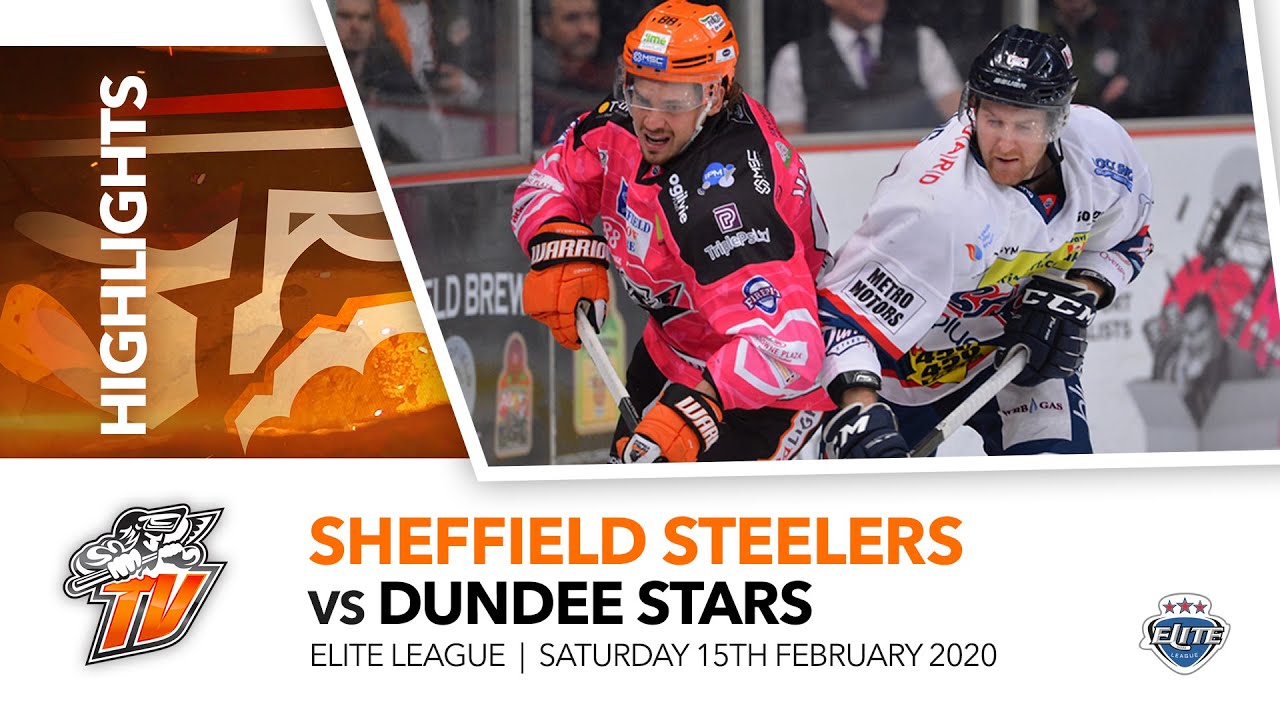 Sheffield Steelers v Dundee Stars - EIHL - 15th February 2020