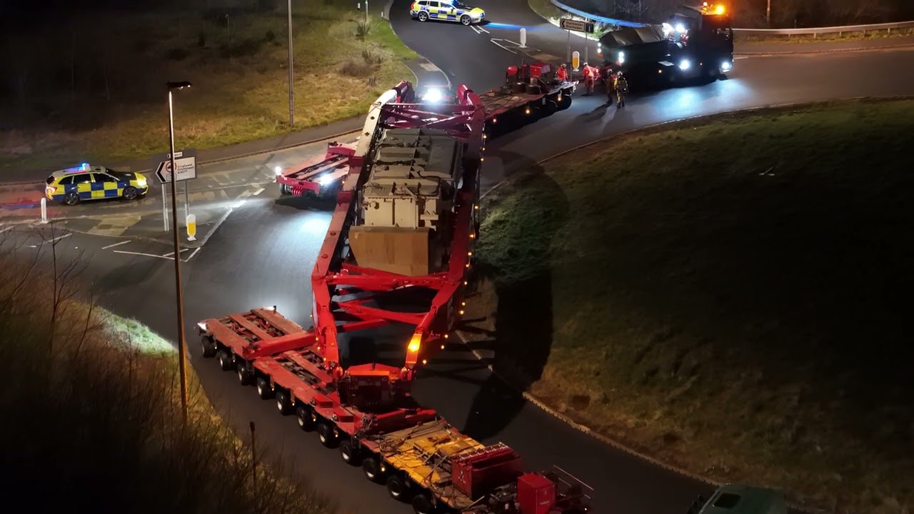 Allelys Haulage - Abnormal load - 3rd Load - South Wales