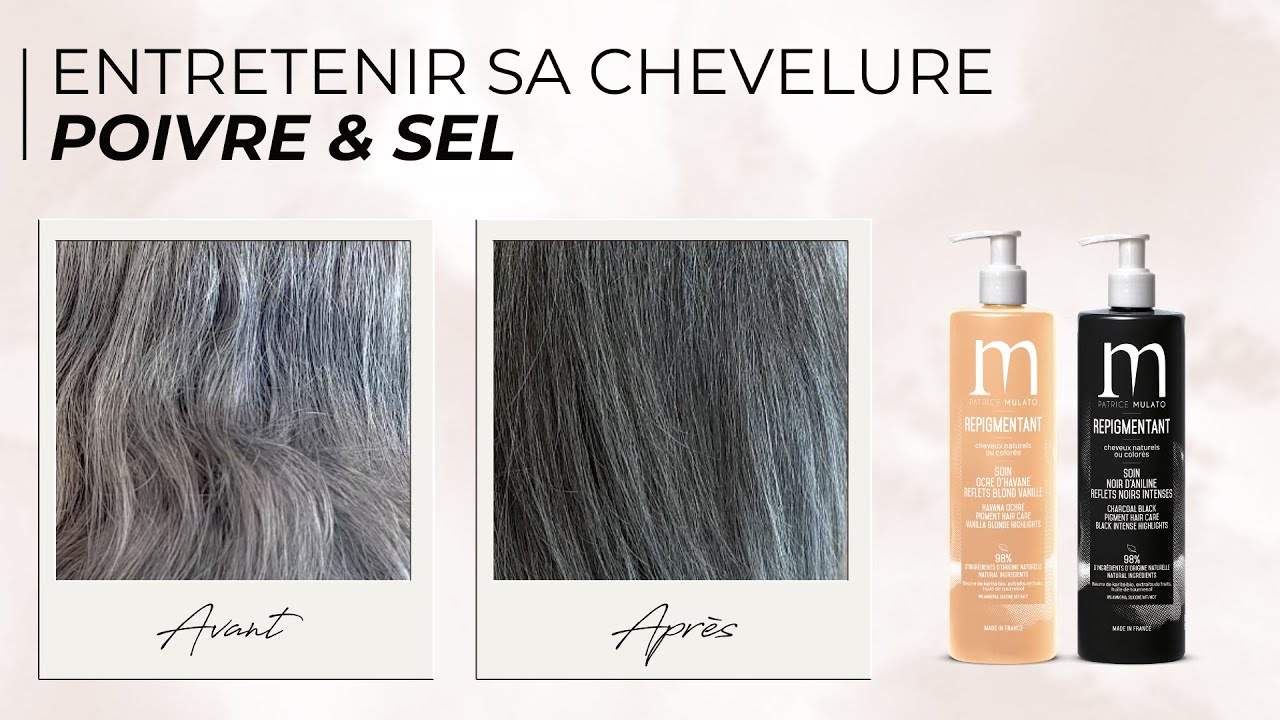 Entretenir sa chevelure Poivre & Sel avec les Repigmentants