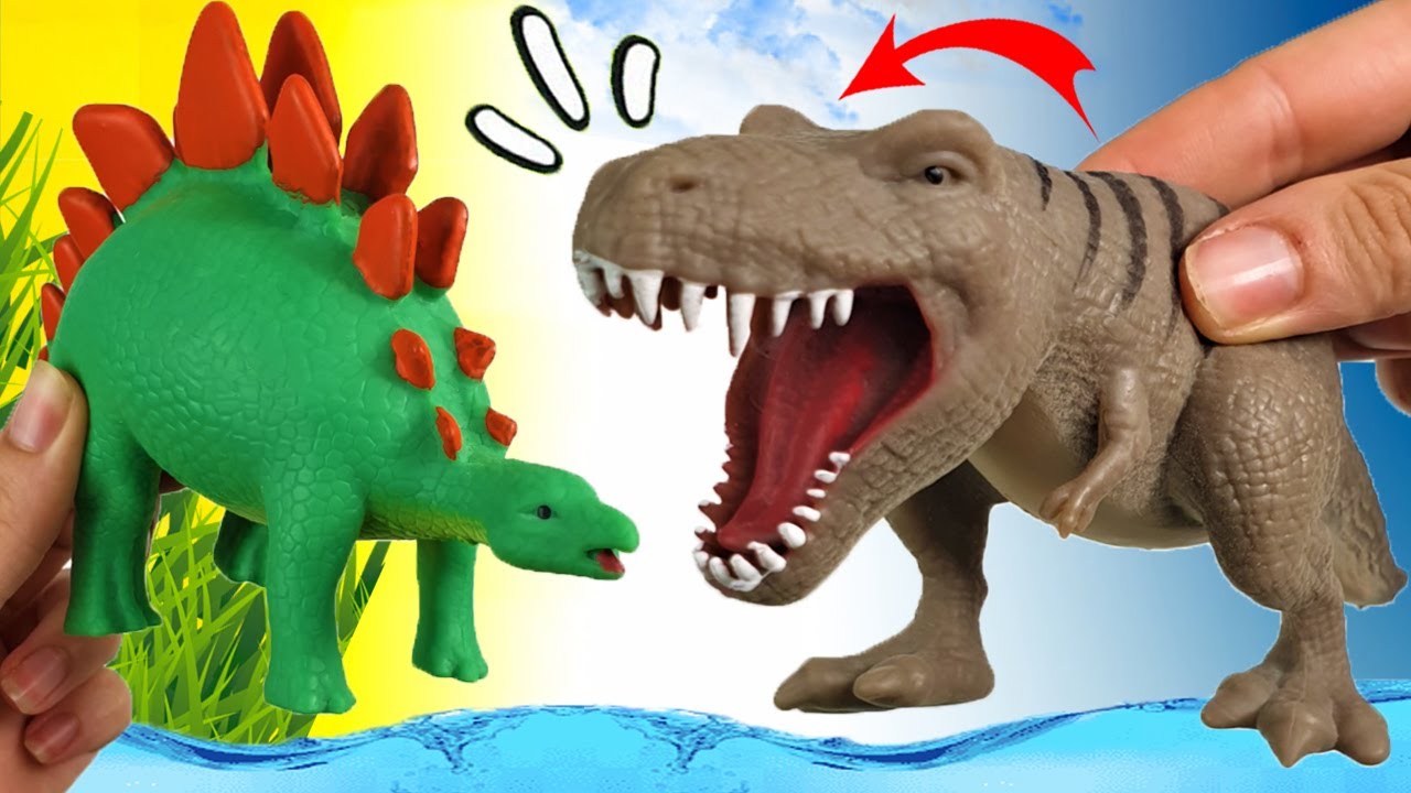 TIRANOSAURIO REX, ESTEGOSAURIO, VELOCIRAPTOR | DEPREDADORES DEL JURASICO | DINOSAURIOS GIGANTES