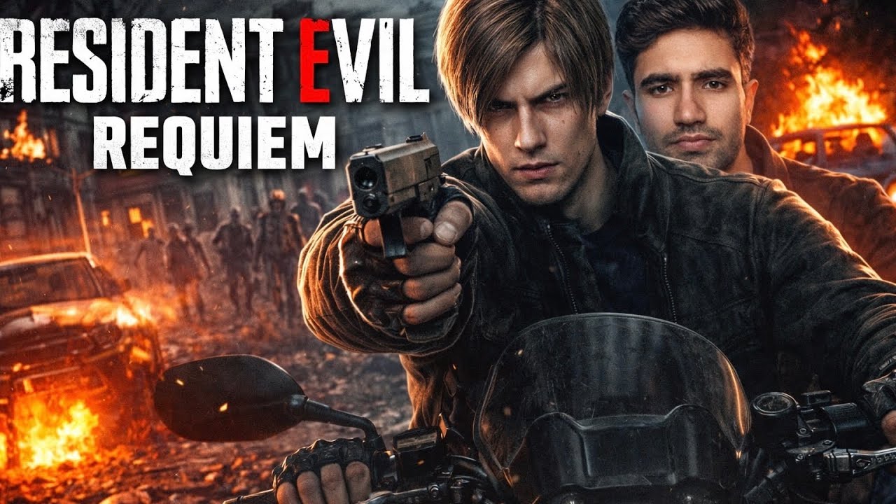 RESIDENT EVIL requiem (Part 7) Me & Leon on BIKE 🏍️