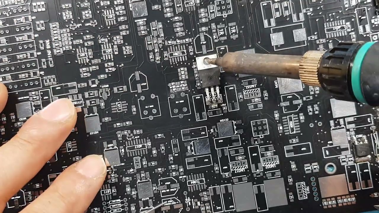 How to solder SMD components on PCB and some of the tools i use in my lab