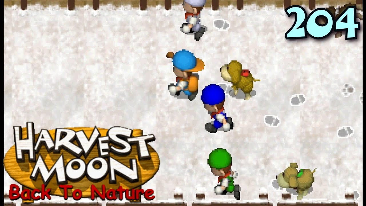 Harvest Moon: Back to Nature - Episode 204 - The Horse Dog Race
