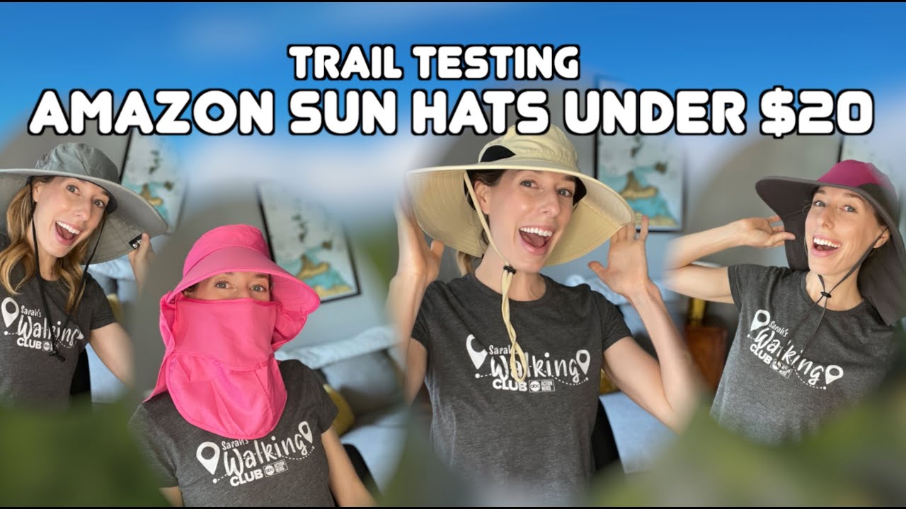 Trail testing AMAZON SUN HATS | Product review | Outdoors  fashion | Walking, hiking