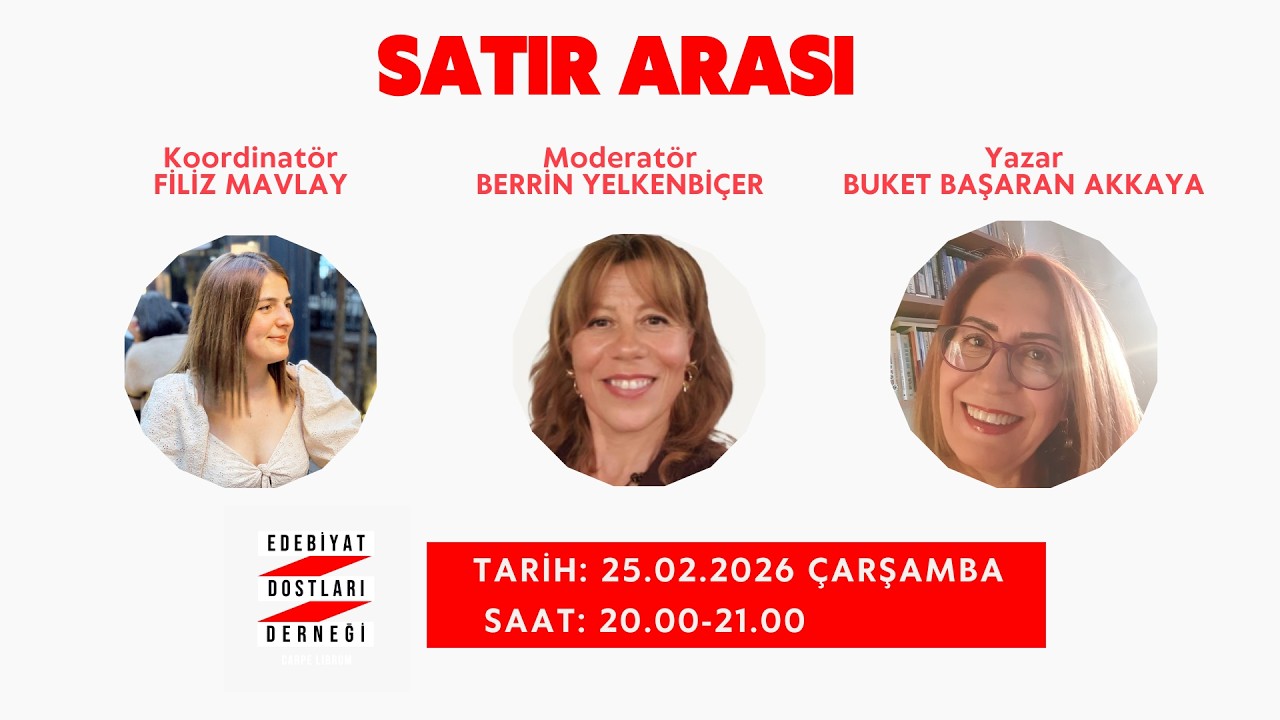 Edebiyat Dostları Derneği I Satır Arası | Buket Başaran Akkaya