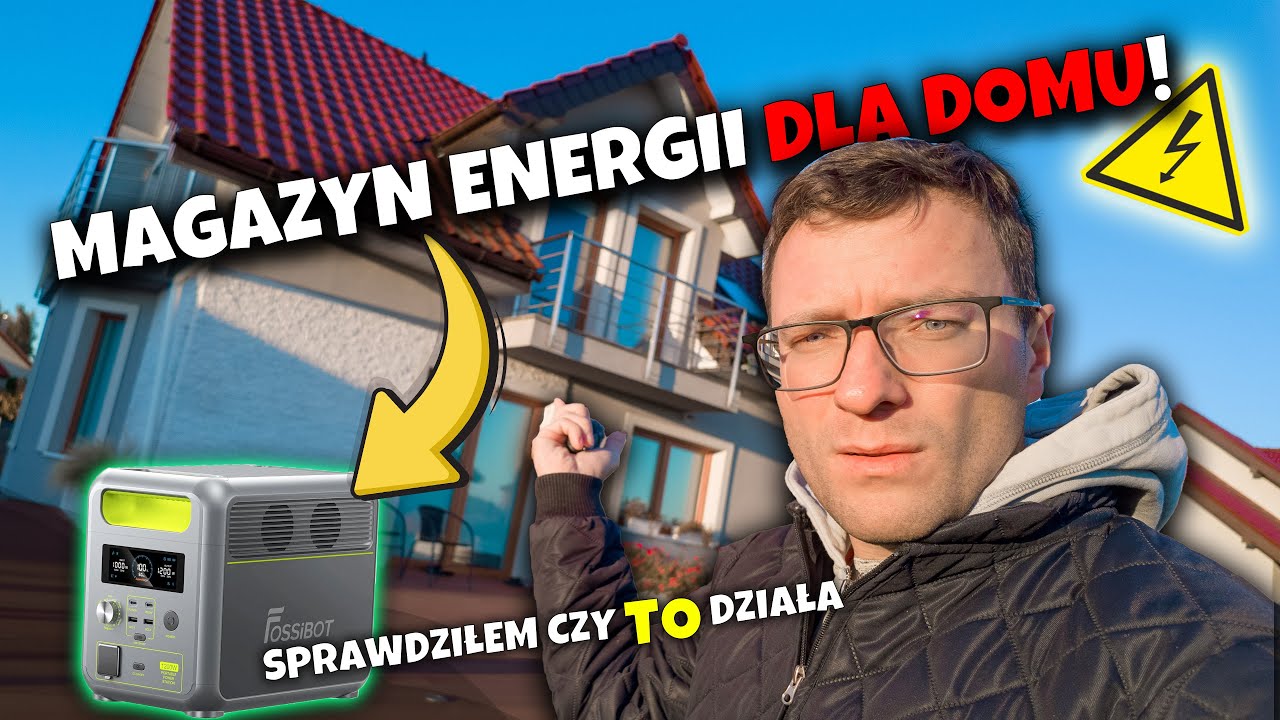💡 CO SIĘ STANIE, GDY ZABRAKNIE PRĄDU? ⚡ TEST POWER STATION 🔋 (FOSSIBOT F1200)