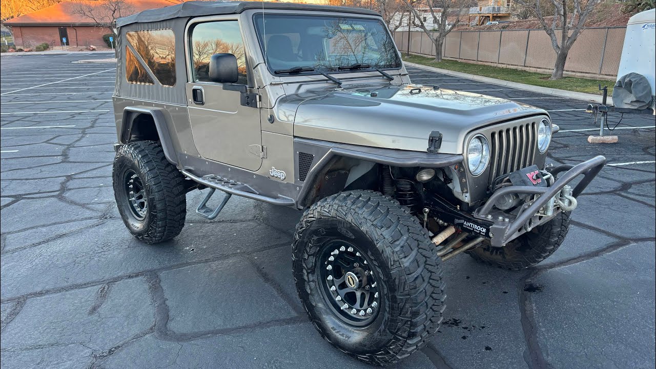 Купите этот Jeep Wrangler LJ 2004 года выпуска с пробегом 85 000 миль.