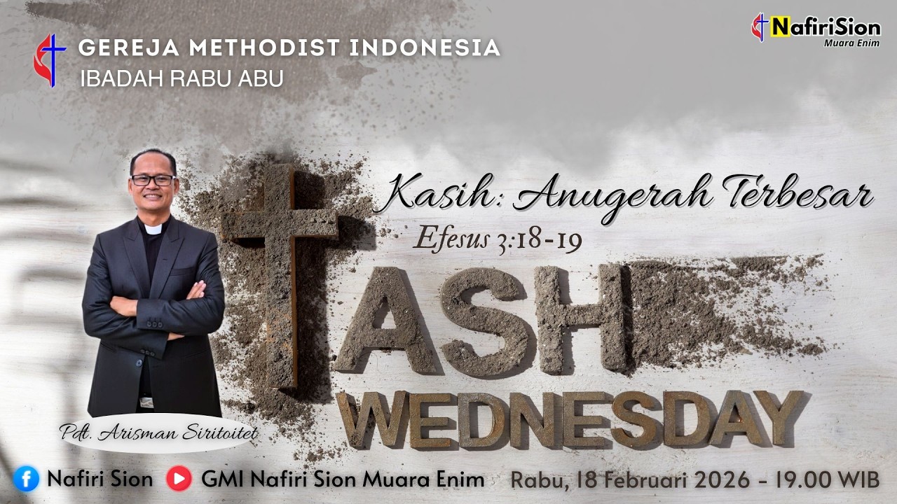 IBADAH RABU ABU - Rabu, 18 Februari 2026  