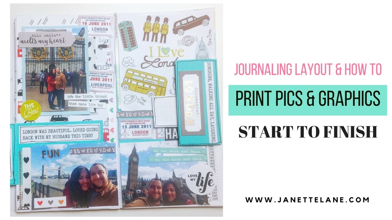 Creative Journaling Process: How to Print Pics & Graphics Tutorial