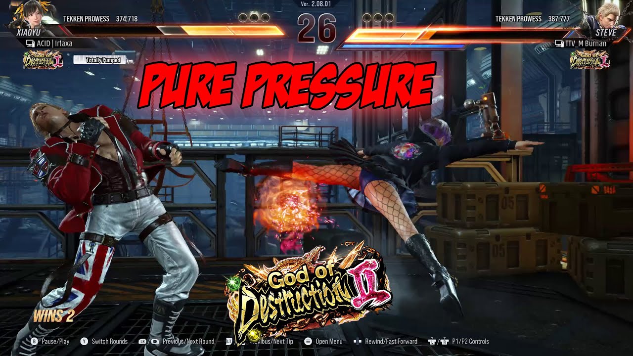 NO BREATHING ROOM! Steve Fox Overwhelms Ling Xiaoyu Tekken 8!