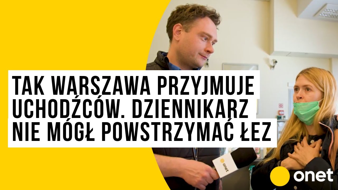 Tak Warszawa przyjmuje uchodźców. Dziennikarz nie mógł powstrzymać łez