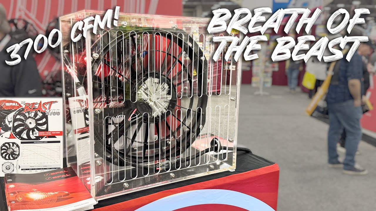 SPAL's New 3,700 CFM Radiator Fan Will Blow You Away... Literally! | SEMA 2025