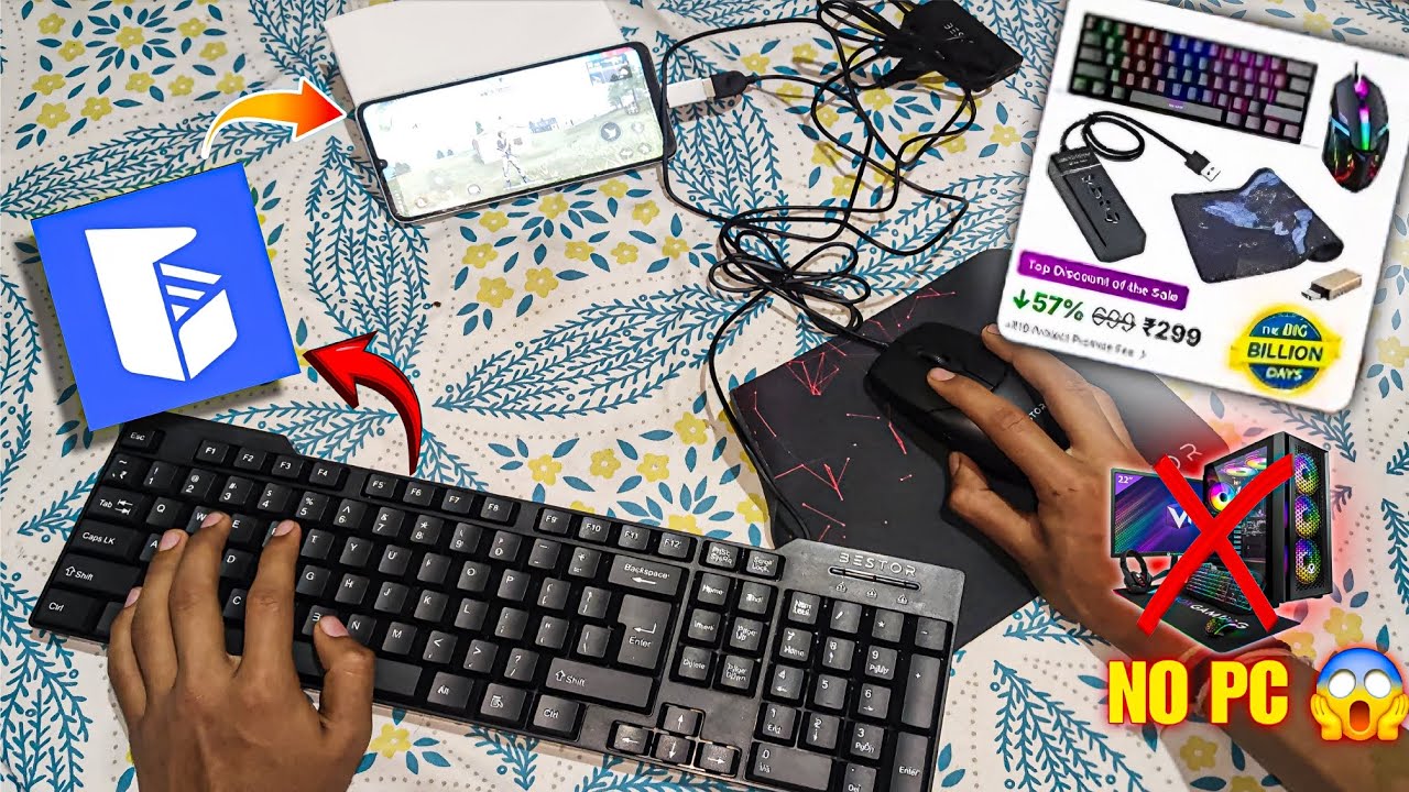 😱 ₹500 में पूरा Gaming Setup? | 4 in 1 Gaming Combo Unboxing 🔥
