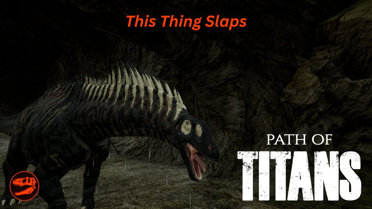Solo Amargasaurus Combat PvP - Panjura Official - Path of Titans #pathoftitans #pathoftitansgameplay