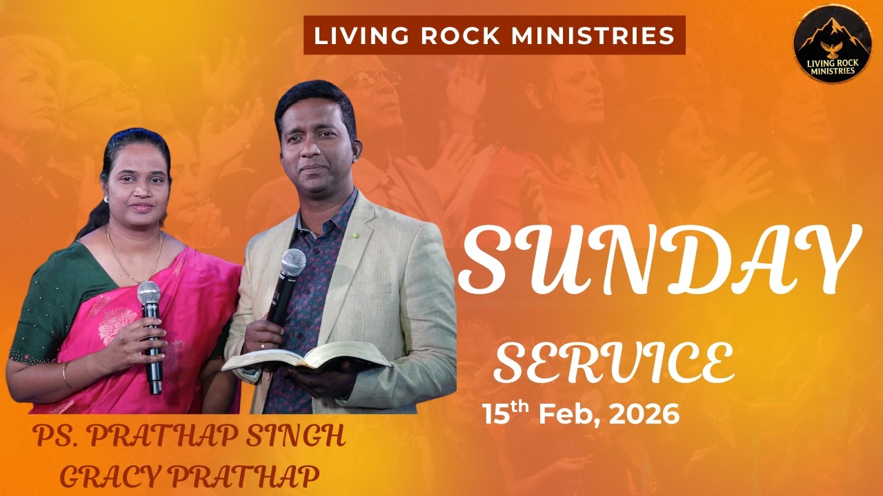 15 February 2026 # Pas Prathap Singh #Sis Gracy Prathap #LivingRockChurch #chennai