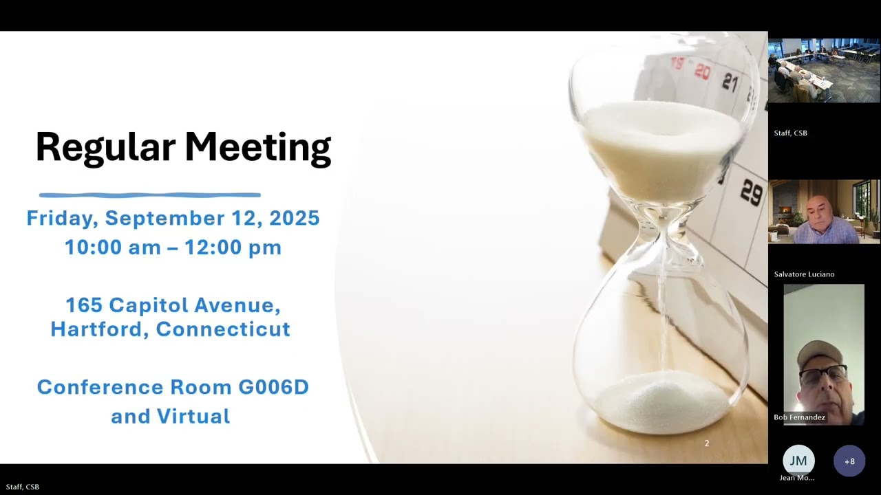 September 12, 2025 SCSB Regular Meeting