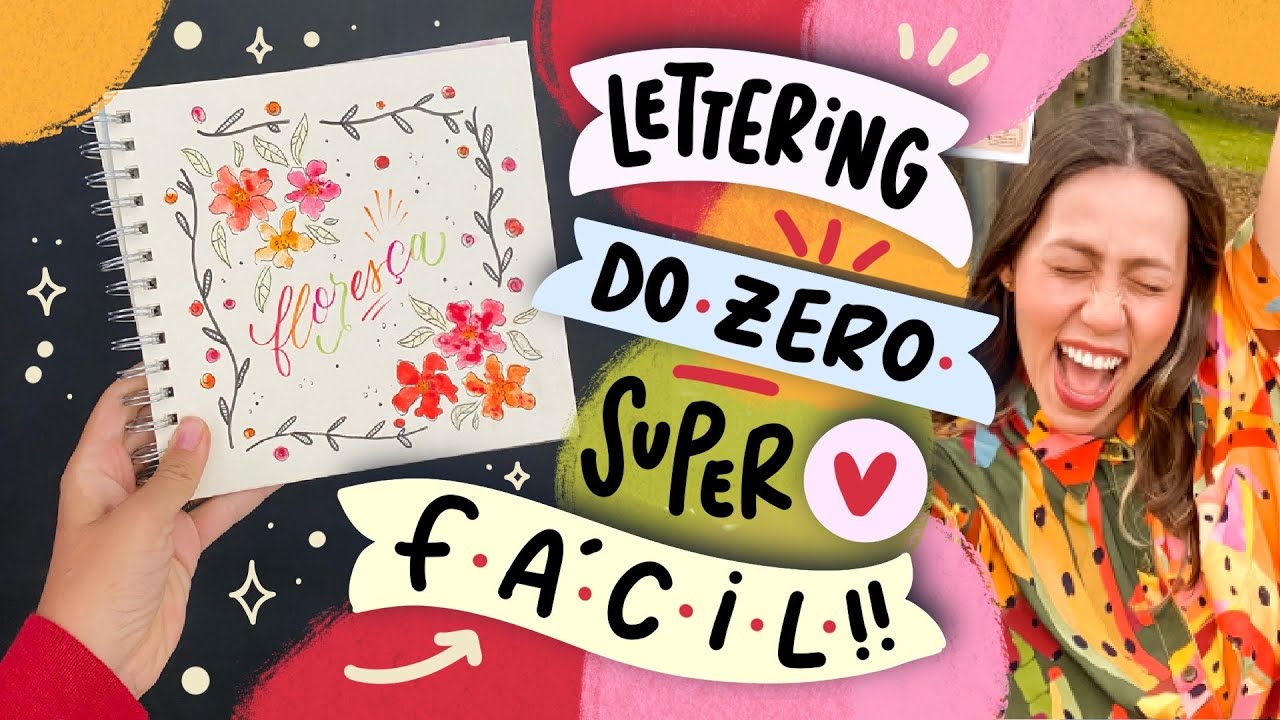COMO FAZER UM LETTERING COMPLETO! PASSO A PASSO DO ZERO | Karol Stefanini