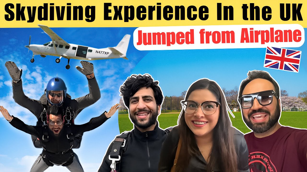 UK Me Skydiving Experience | Is It Really Worth It? | Skydiving Cost In UK and Full Experience