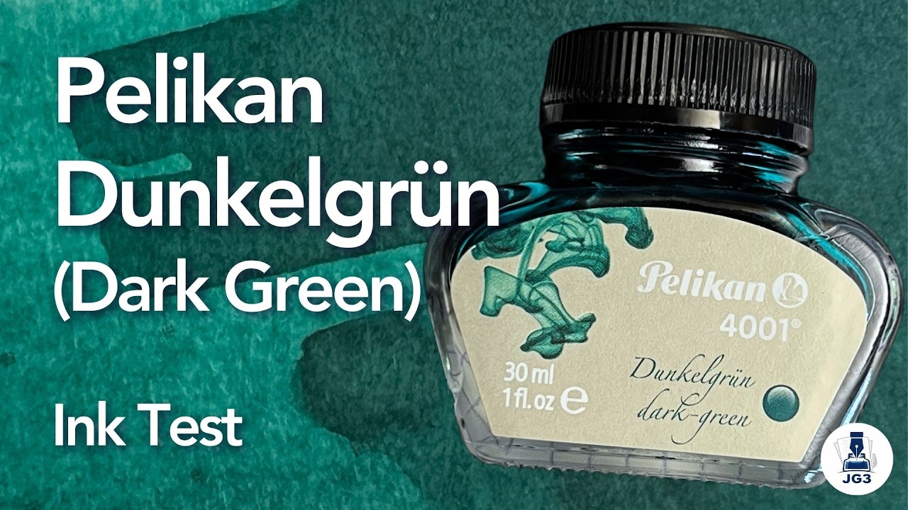 Pelikan 4001 Темно-зеленые: идеальные чернила для перьевой ручки на каждый день?