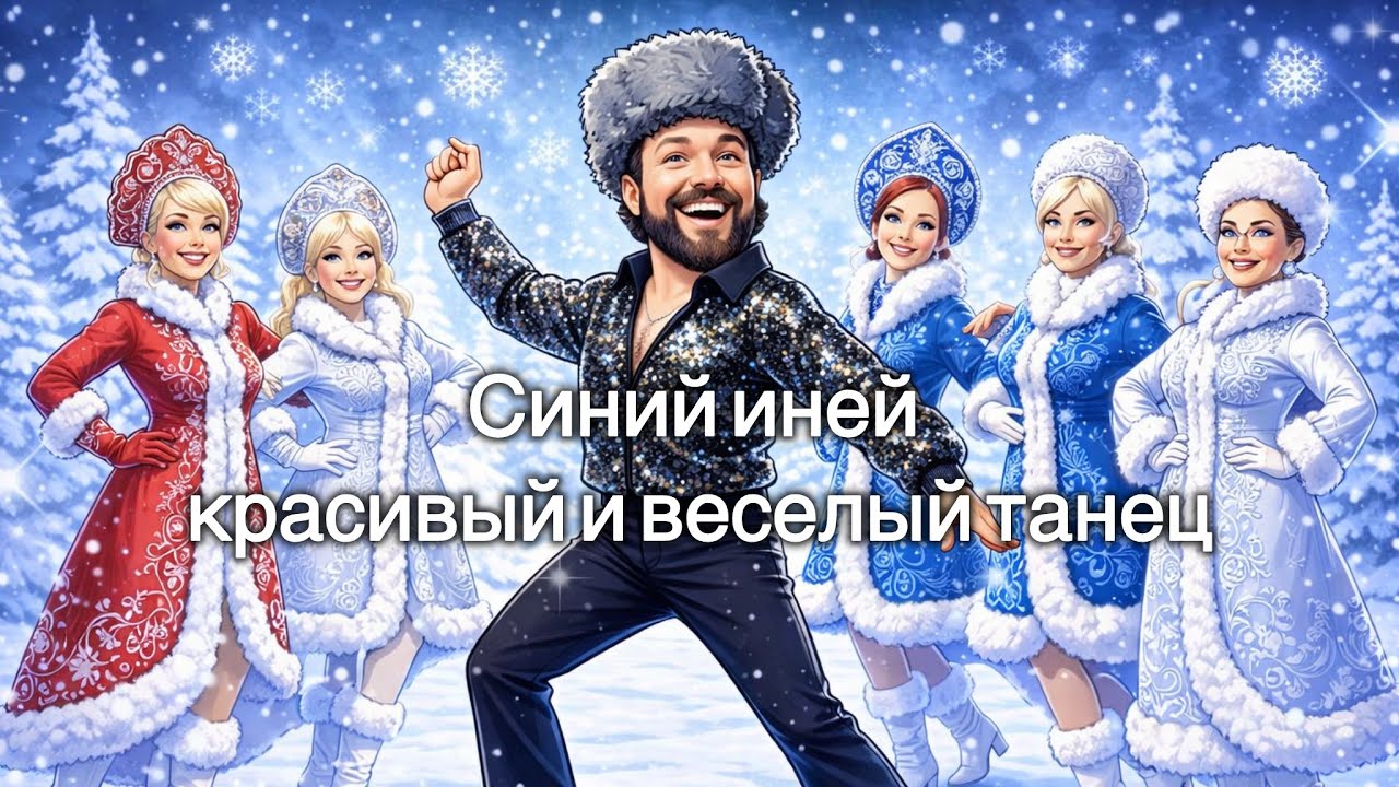 Синий Иней красивый и веселый танец 