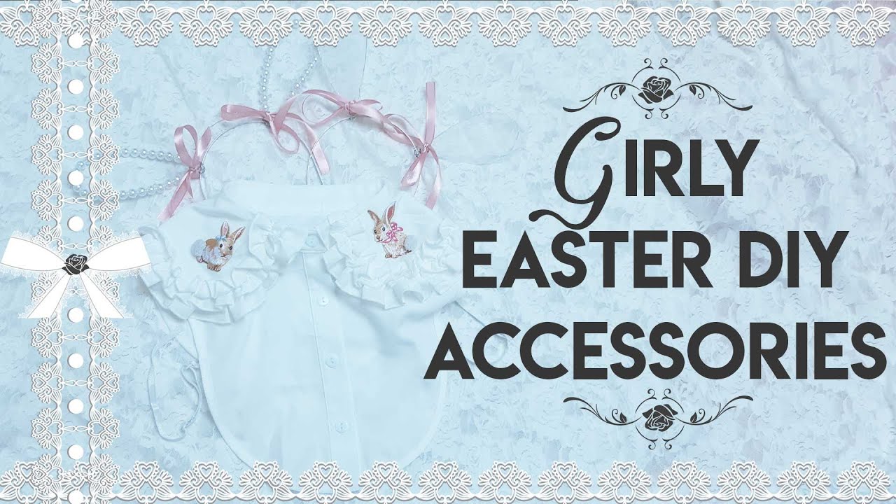 Girly easter accessories diy ❤︎