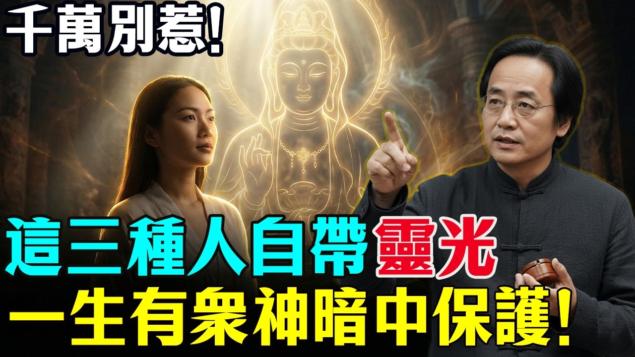 倪海廈：千萬別惹這3種人！頭頂自帶「靈光」，連鬼神都敬畏，動了必遭天譴！#倪海廈 #因果 #修行 #命理 #易經 #國學智慧 #心靈暖流 #風水 #業障 #正能量 #福報