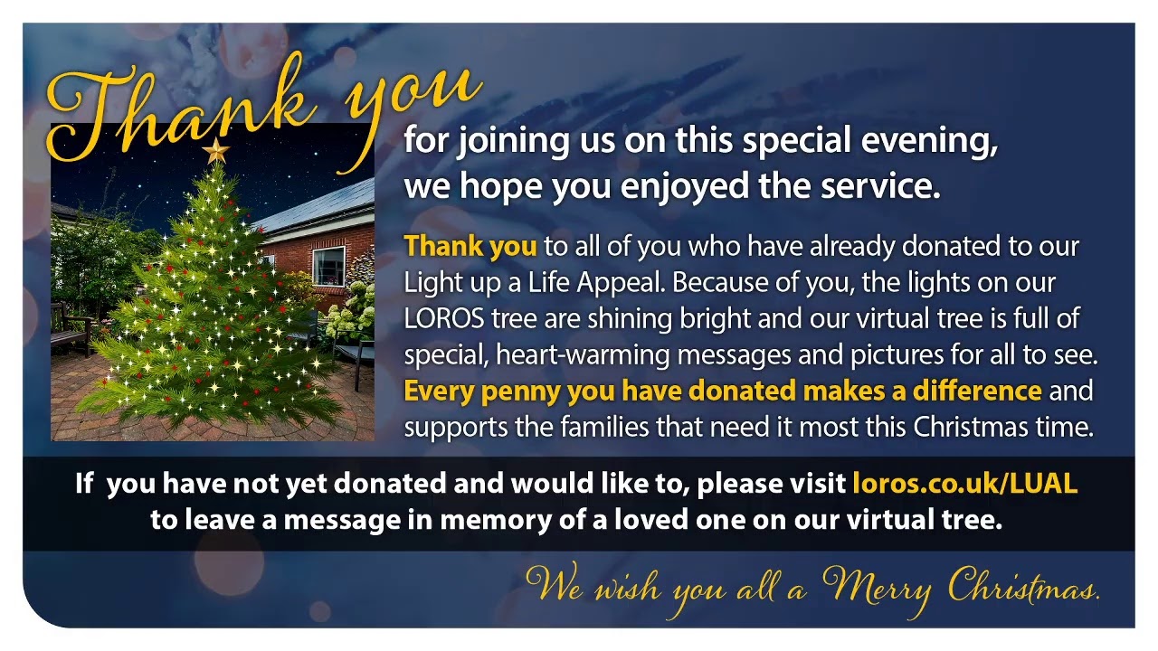 LOROS Hospice - Light Up A Life Service