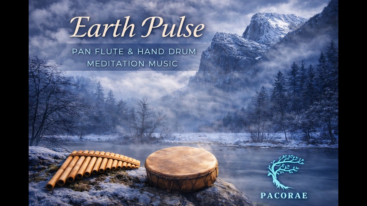 Earth Pulse | Grounding Pan Flute Meditation with Hand Drum
