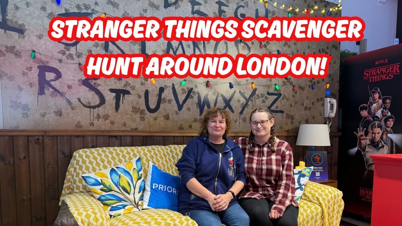 FREE STRANGER THINGS TREASURE HUNT?! London Trail + Exclusive Goodies! Hawkins Heroes Quest!!!