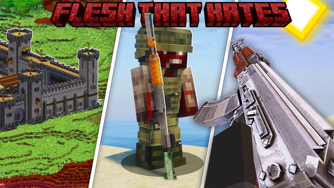 How to turn Minecraft into the PERFECT Zombie Apocalypse | top 30 Minecraft mods