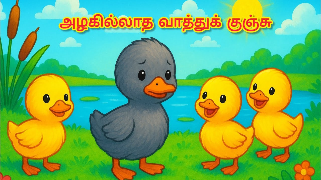 அழகில்லாத வாத்துக் குஞ்சு | சிறுவர் நெஞ்சை தொடும் நீதி கதை | Tamil Moral Story