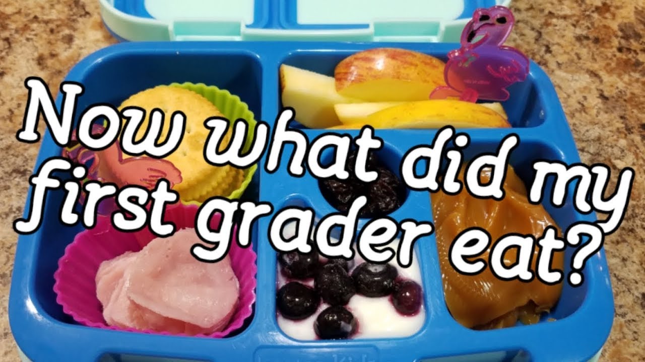 Sixth week of school lunches... First Grade Lunches