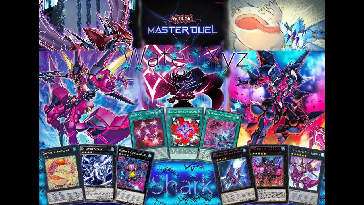 [Yu-Gi-Oh Master Duel] Water Xyz / Shark Deck [ Semi Control Destroy Water Monster & Negate Effect ]