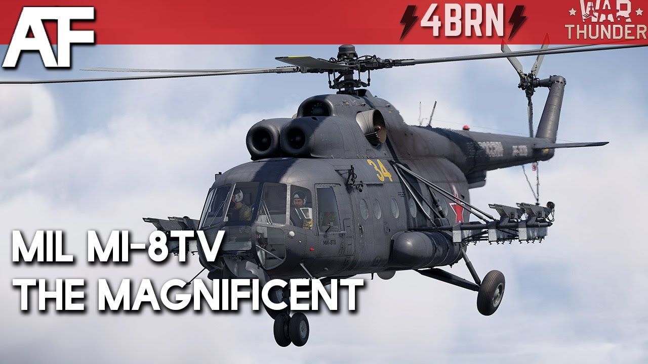War Thunder - Mi-8TV Magnificent eight | Gameplay Helikoptéry CZ/SK
