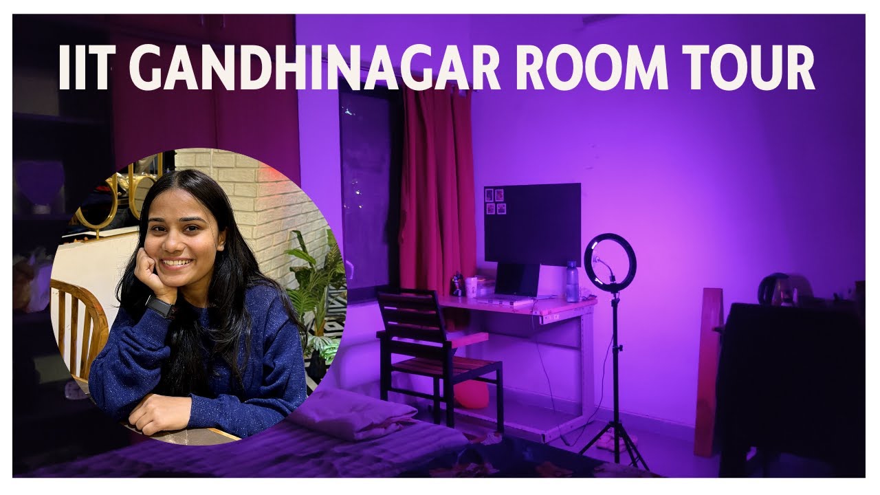 IIT GIRLS HOSTEL ROOM TOUR ||IIT GANDHINAGAR
