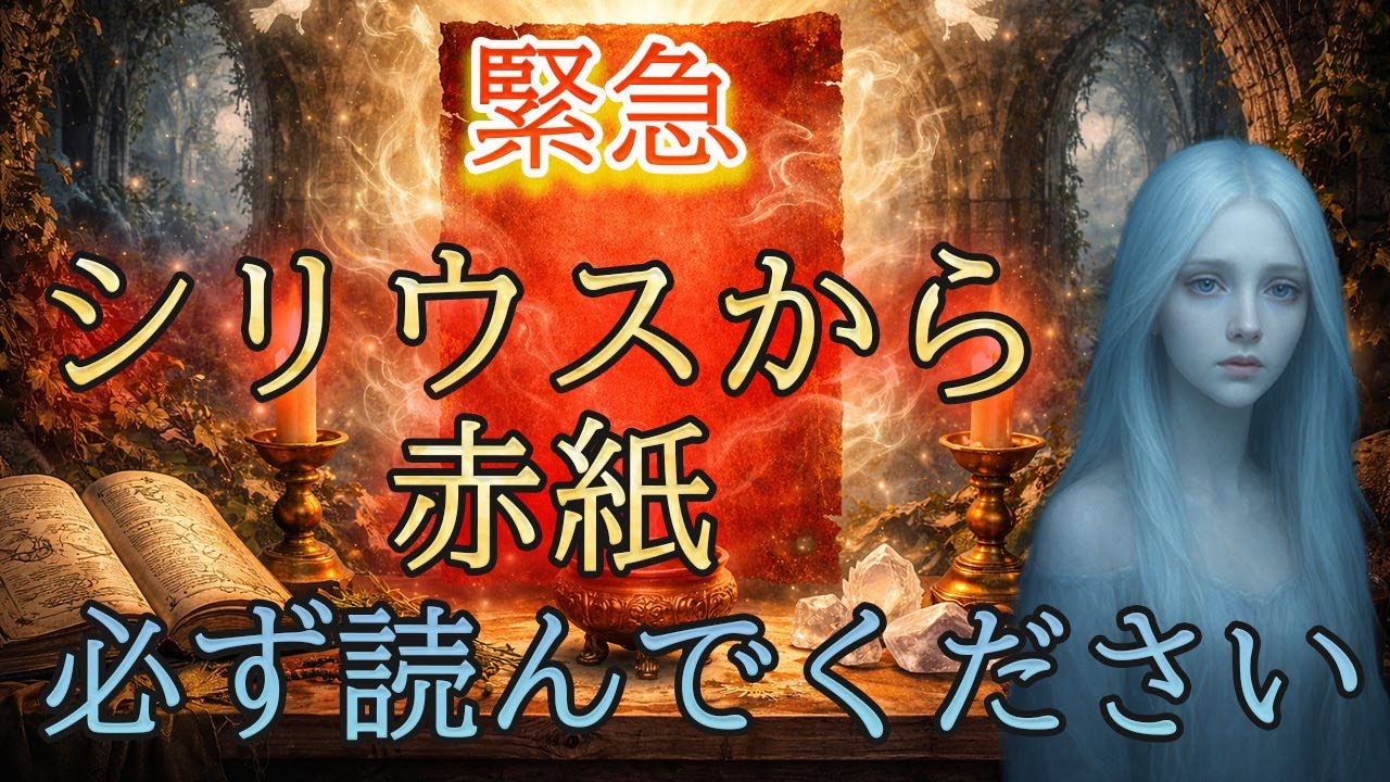 【※３人に１人】残り48時間。シリウスからあなたへ赤紙が届きました。【プレアデスからのお告げ】