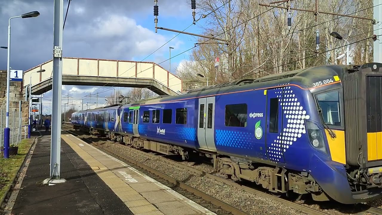 Trains at Wishaw(24/2/24)