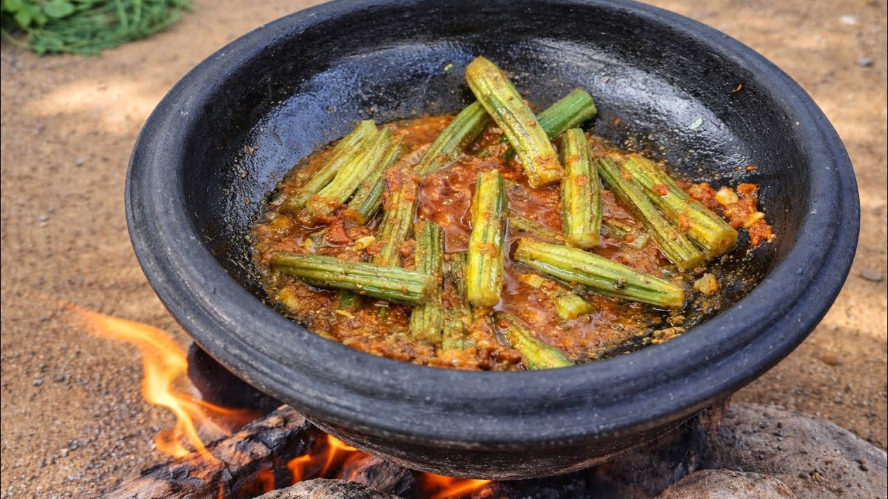 गांव की रसोई काआनंद, village cooking
