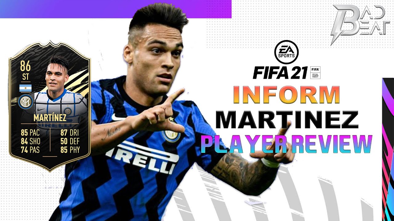 (86) INFORM LAUTARO MARTINEZ PLAYER REVIEW - FIFA 21 ULTIMATE TEAM