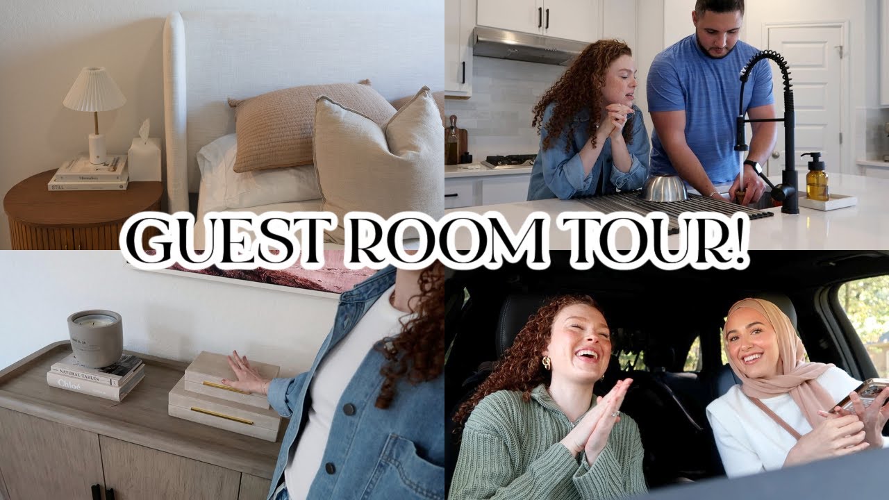 VLOG: Guest Room Tour, Home Decor Haul + Shopping With My Sister!