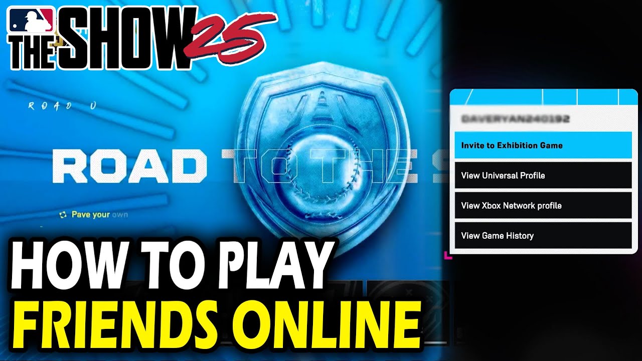 Как играть с друзьями онлайн в MLB the Show 25