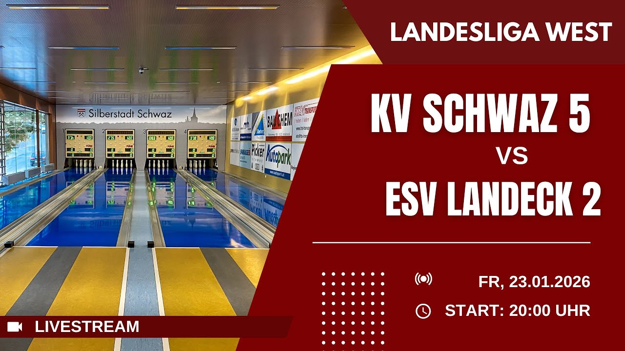 KV Schwaz V vs. ESV Landeck 2 | Kegeln | Landesliga West