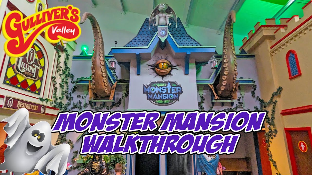Monster Mansion Walkthrough at Gulliver's Valley (Oct 2023) [4K]