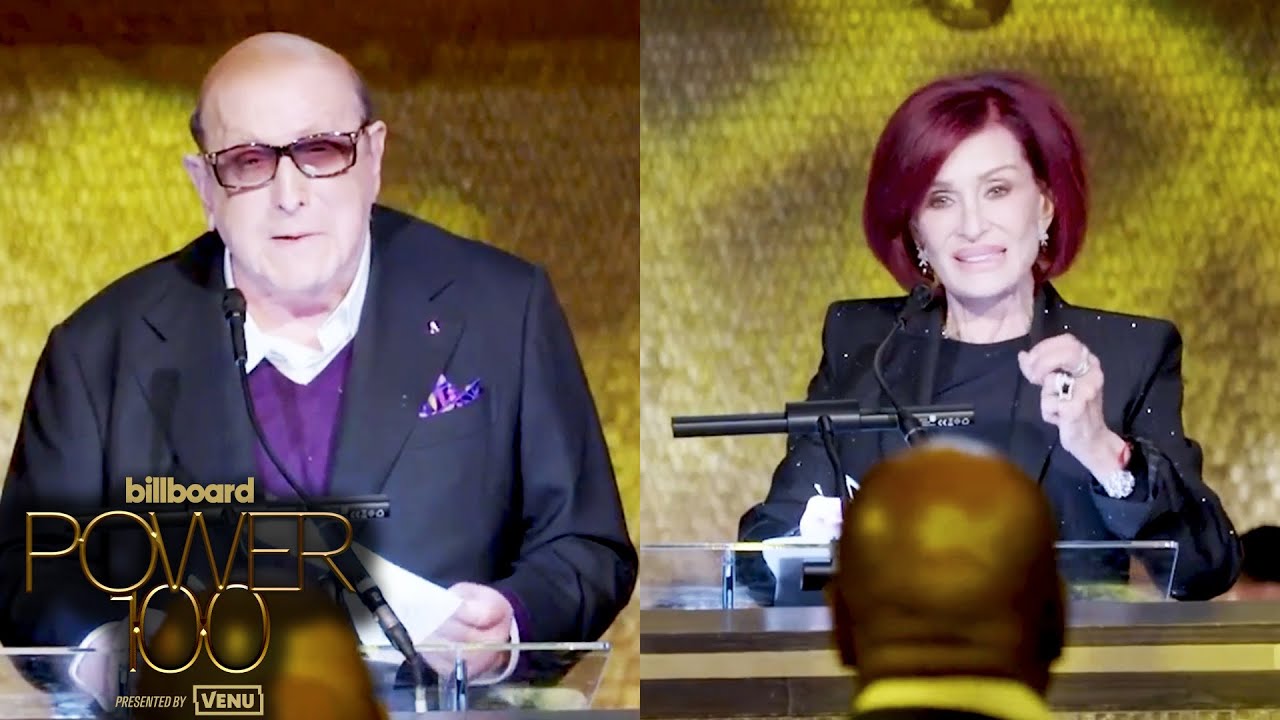 Sharon Osbourne Accepts the Visionary Award From Clive Davis | Billboard Power 100 Party 2026