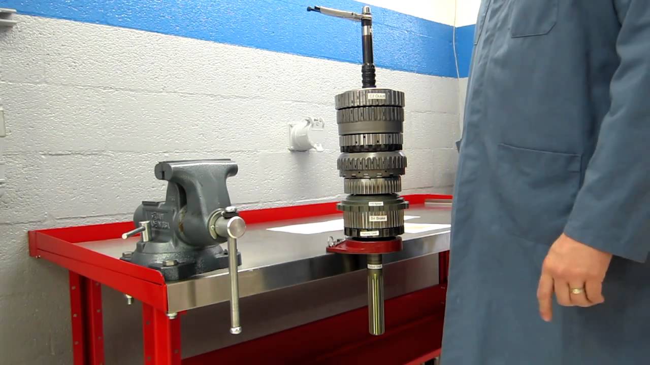 Toyota AB60E/F 6-Speed Automatic Transmission Power flow