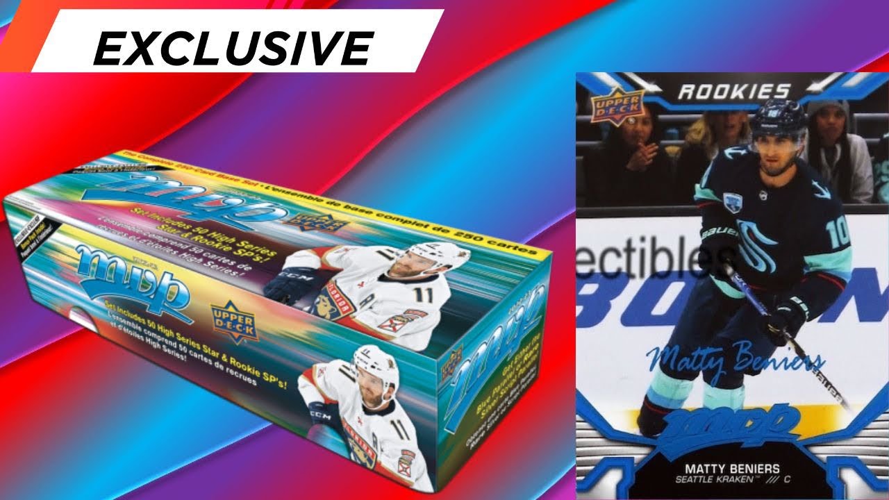 This Box is Worth The Invesment! |Upper Deck MVP Hockey 22-23 Exclusive Complete Set Box Opening!
