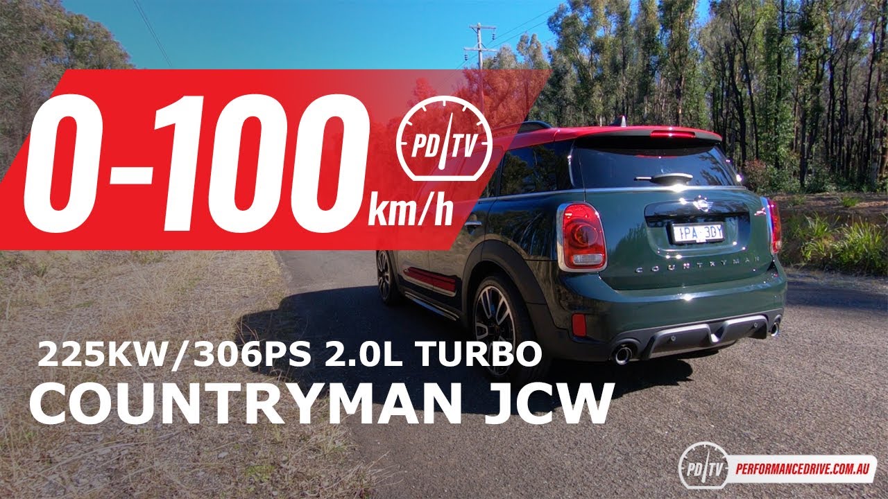2020 MINI Countryman JCW 0-100km/h & engine sound
